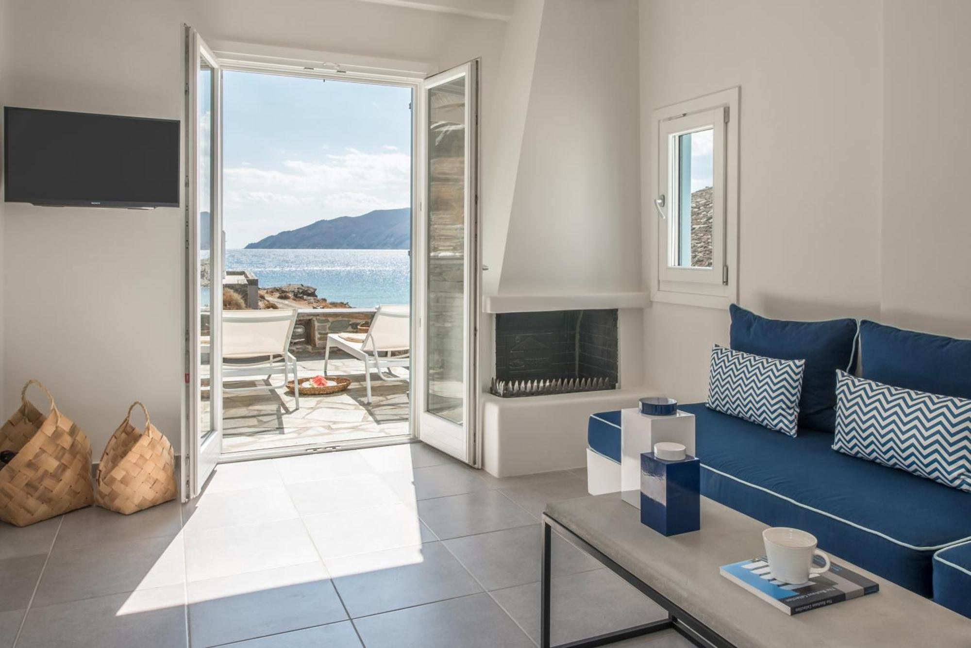 Eneos Kythnos Beach Villas-Elegant And Comfort Villas Værelse billede